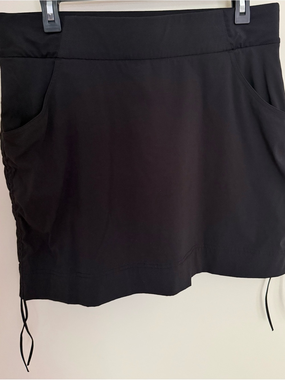 Columbia Black Active Skort with Side Drawstrings